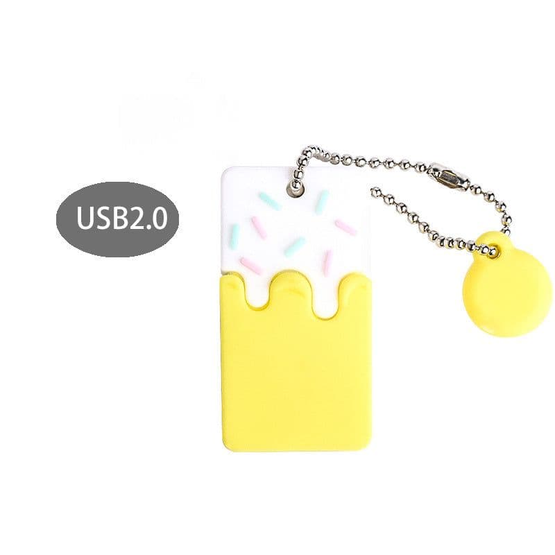 image-Small Cake Point Mini Girl Cute Anti-loss Pendant Mobile U Disk