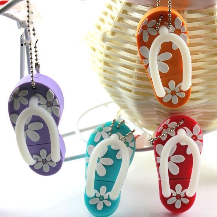 image-Cartoon Creative Beach Shoes U Disk Fashion Mini Customization