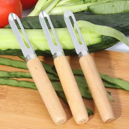 image-Fruit Planer Knife Beam Knife Wooden Handle Peeler