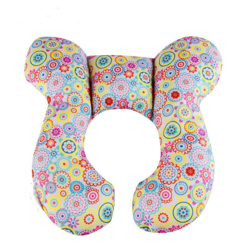 image-Cute Cartoon Pattern Baby U-shape Pillow Travel Car Seat Neck Protector