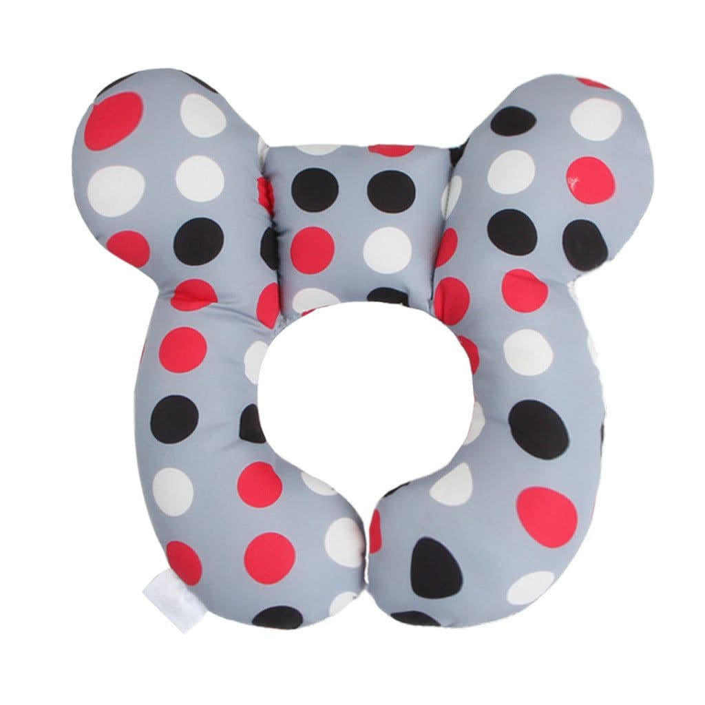 image-Cute Cartoon Pattern Baby U-shape Pillow Travel Car Seat Neck Protector