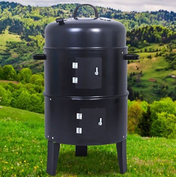 image-Three-in-one Multifunctional Outdoor Barbecue Grill Bacon Furnace