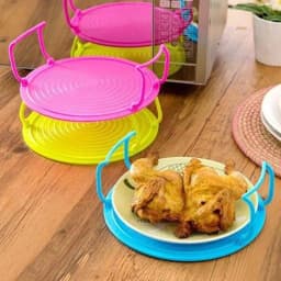 image-Multifunctional Microwave Layered Steaming Rack Kitchen Gadgets