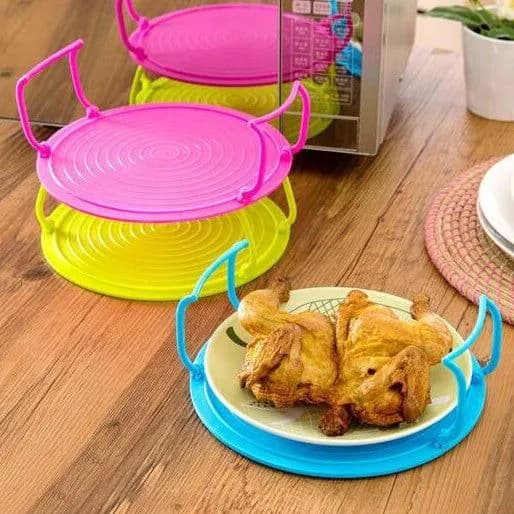 image-Multifunctional Microwave Layered Steaming Rack Kitchen Gadgets