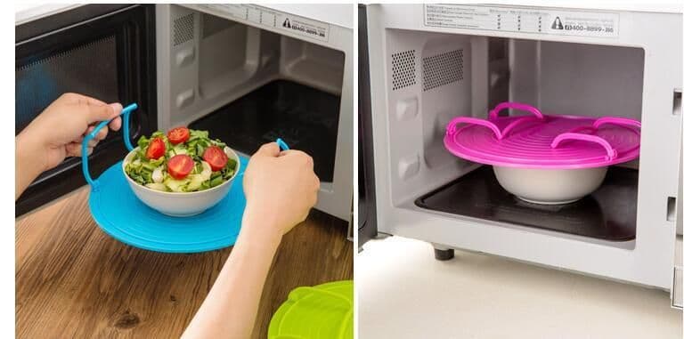 image-Multifunctional Microwave Layered Steaming Rack Kitchen Gadgets