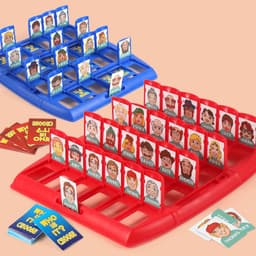 image-Who I Am Double Educational Board Game Card Toy Children's Logical Reasoning Character Parent-child Interaction