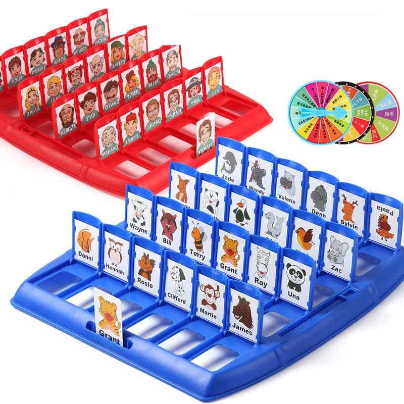 image-Who I Am Double Educational Board Game Card Toy Children's Logical Reasoning Character Parent-child Interaction