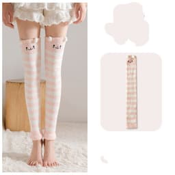 image-Coral Fleece Women's Autumn And Winter Overknee Long Boot Foot Sock