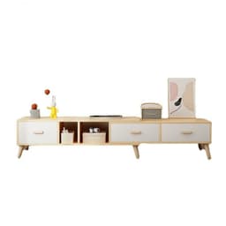 image-TV Cabinet Small Apartment Living Room Combination Retractable TV Cabinet