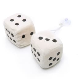 image-Car Fragrance Plush Dice Perfume Pendant