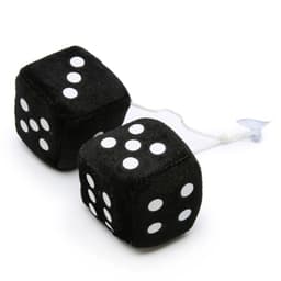 image-Car Fragrance Plush Dice Perfume Pendant