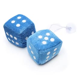 image-Car Fragrance Plush Dice Perfume Pendant