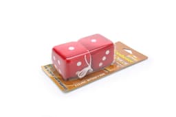 image-Car Fragrance Plush Dice Perfume Pendant