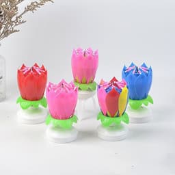 image-Music Lotus Birthday Music Happy Birthday Song Candle
