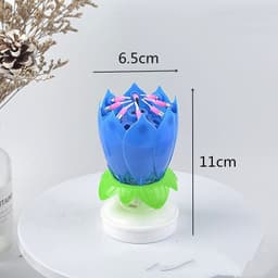 image-Music Lotus Birthday Music Happy Birthday Song Candle