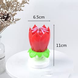 image-Music Lotus Birthday Music Happy Birthday Song Candle