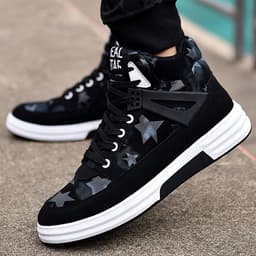 image-Casual Fashion Sneakers Men's Fleece-lined Sneakers