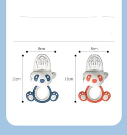 image-Baby Food Feeder Fruit Supplement Dual-purpose Fruit And Vegetable Pacifier