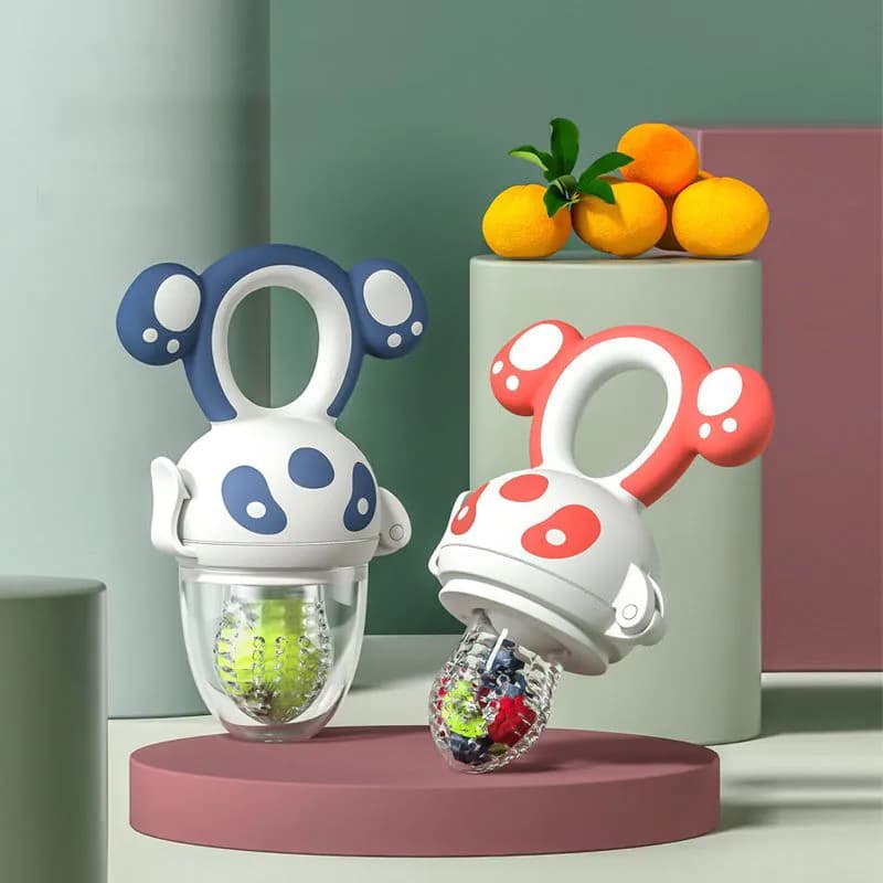 image-Baby Food Feeder Fruit Supplement Dual-purpose Fruit And Vegetable Pacifier