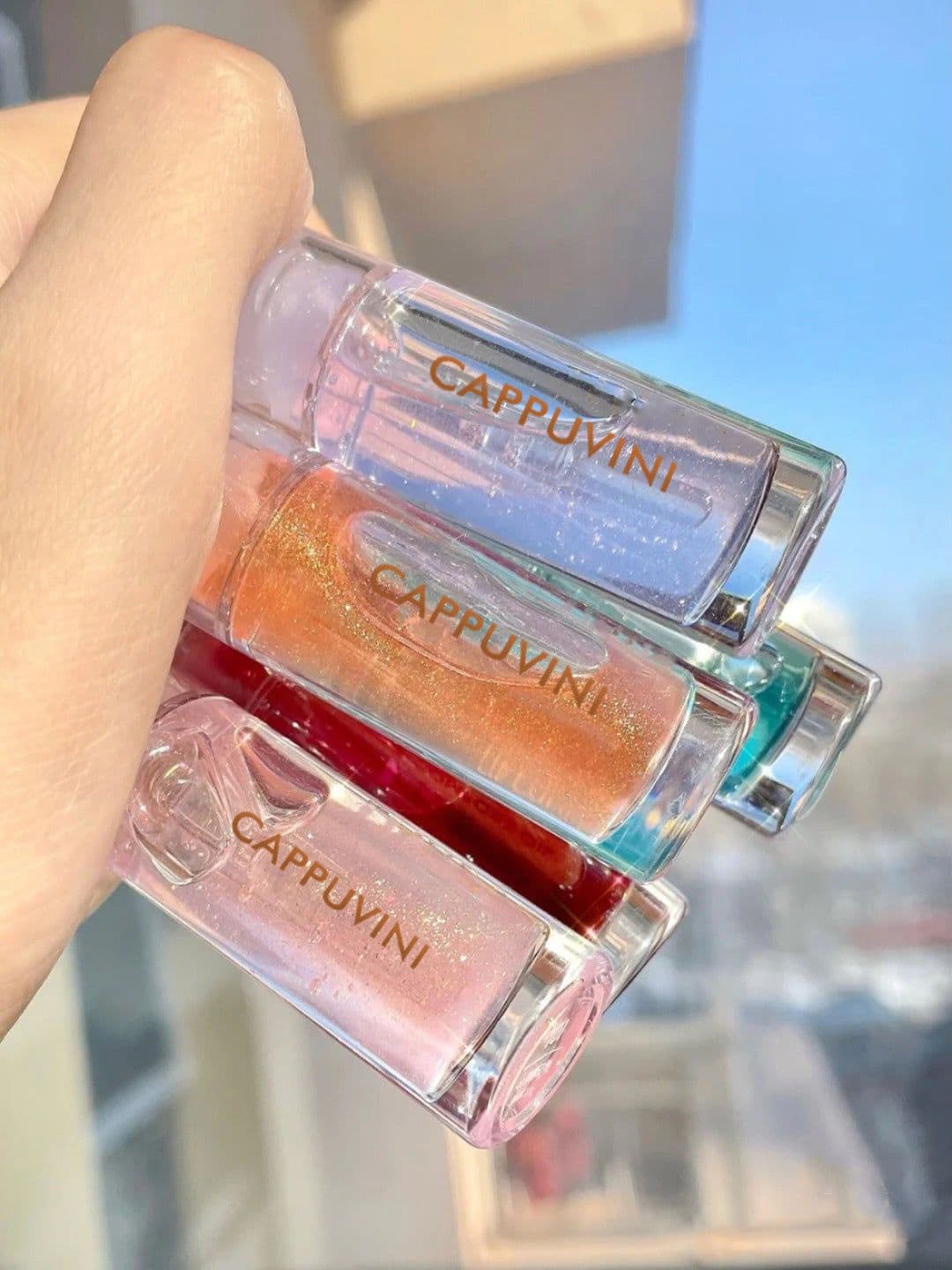 image-Lips Gloss Lip Gloss Lip Balm Glass Transparent Lip Gloss Moisturizing Moisturizing Water Light Lip