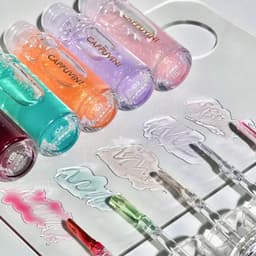 image-Lips Gloss Lip Gloss Lip Balm Glass Transparent Lip Gloss Moisturizing Moisturizing Water Light Lip