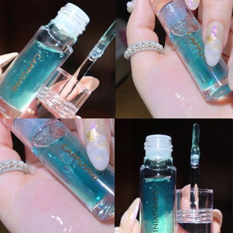 image-Lips Gloss Lip Gloss Lip Balm Glass Transparent Lip Gloss Moisturizing Moisturizing Water Light Lip