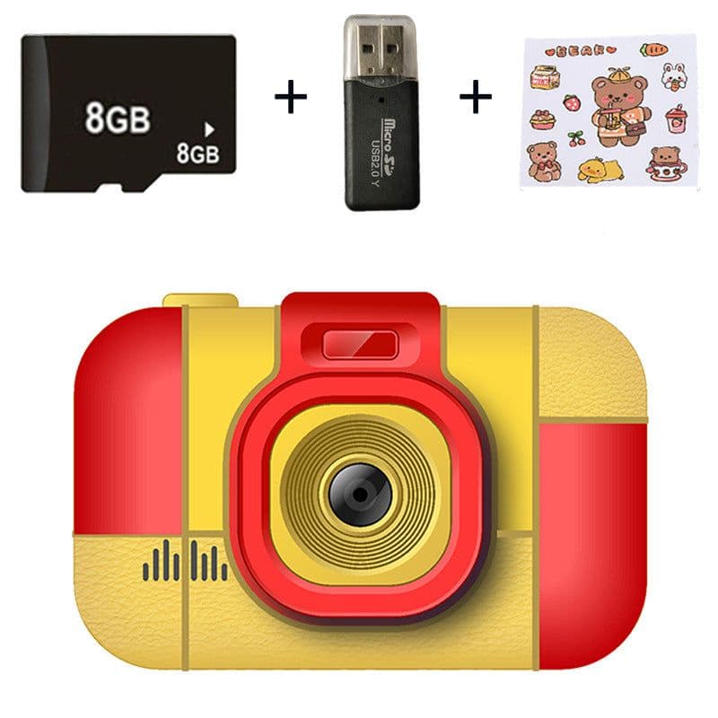 image-Cross-border L1 Children's Mini Digital Camera 24-inch Screen Front And Rear Dual Camera HD 2000W Pixel Camera Gift