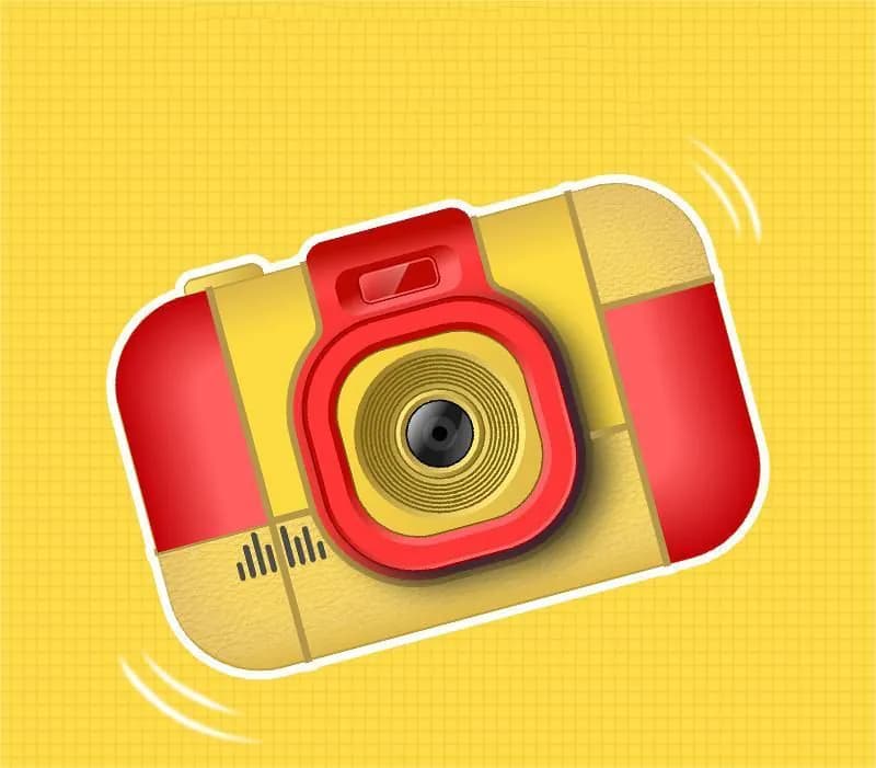 image-Cross-border L1 Children's Mini Digital Camera 24-inch Screen Front And Rear Dual Camera HD 2000W Pixel Camera Gift