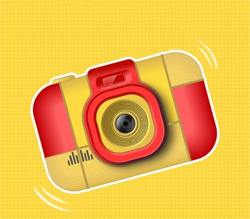 image-Cross-border L1 Children's Mini Digital Camera 24-inch Screen Front And Rear Dual Camera HD 2000W Pixel Camera Gift