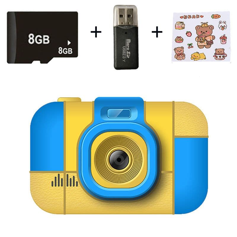 image-Cross-border L1 Children's Mini Digital Camera 24-inch Screen Front And Rear Dual Camera HD 2000W Pixel Camera Gift