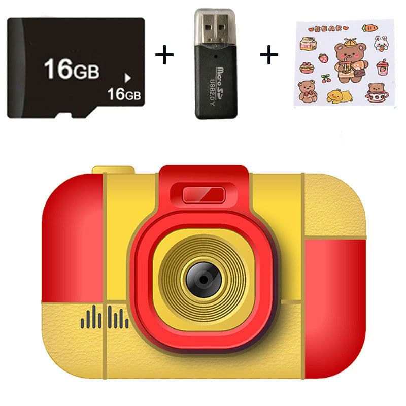 image-Cross-border L1 Children's Mini Digital Camera 24-inch Screen Front And Rear Dual Camera HD 2000W Pixel Camera Gift
