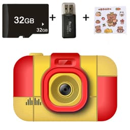 image-Cross-border L1 Children's Mini Digital Camera 24-inch Screen Front And Rear Dual Camera HD 2000W Pixel Camera Gift