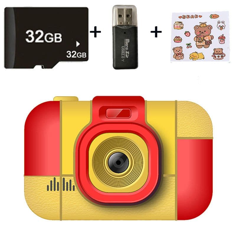 image-Cross-border L1 Children's Mini Digital Camera 24-inch Screen Front And Rear Dual Camera HD 2000W Pixel Camera Gift