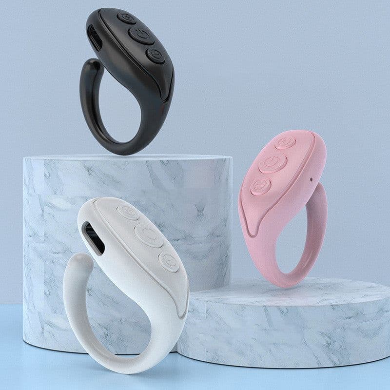 image-Ring Bluetooth Remote Control Mobile Phone Self-timer