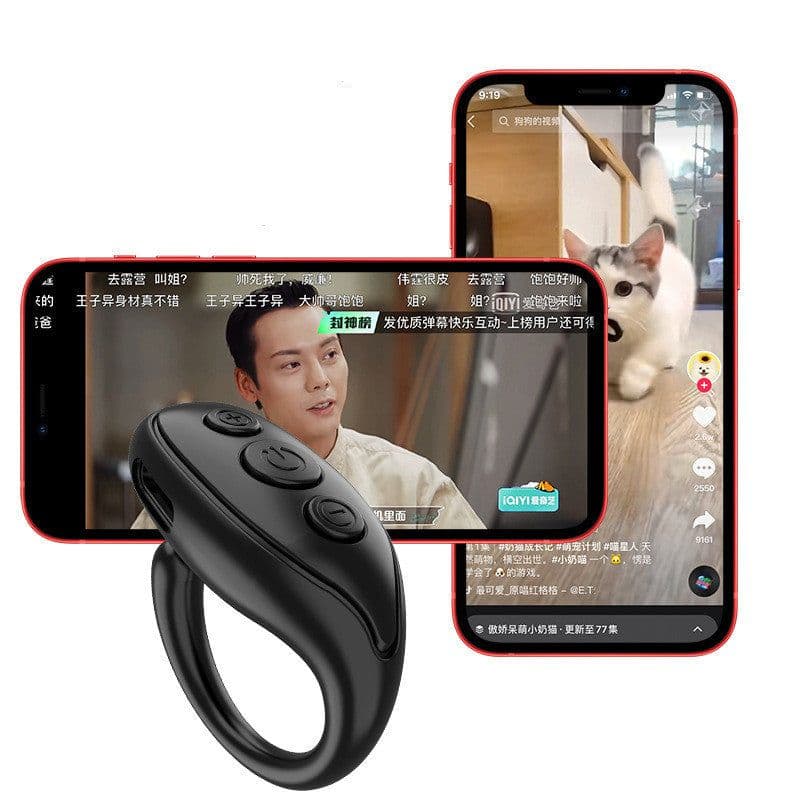 image-Ring Bluetooth Remote Control Mobile Phone Self-timer