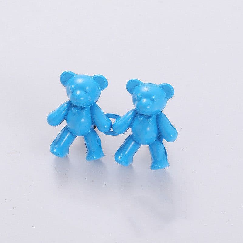 image-Cute Bear Pin Waist Clip Metal Snap Fastener Pants Pins Detachable Button Sewing-Free Buckle Jeans Reduce Waist Tighten Brooch