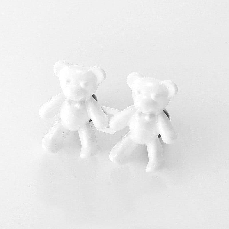 image-Cute Bear Pin Waist Clip Metal Snap Fastener Pants Pins Detachable Button Sewing-Free Buckle Jeans Reduce Waist Tighten Brooch