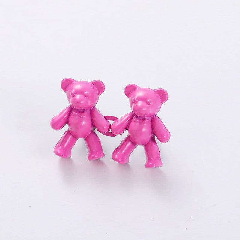 image-Cute Bear Pin Waist Clip Metal Snap Fastener Pants Pins Detachable Button Sewing-Free Buckle Jeans Reduce Waist Tighten Brooch