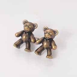 image-Cute Bear Pin Waist Clip Metal Snap Fastener Pants Pins Detachable Button Sewing-Free Buckle Jeans Reduce Waist Tighten Brooch