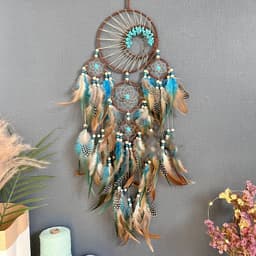 image-High-grade Turquoise Lucky Tree Dreamcatcher Hanging Wind Chimes