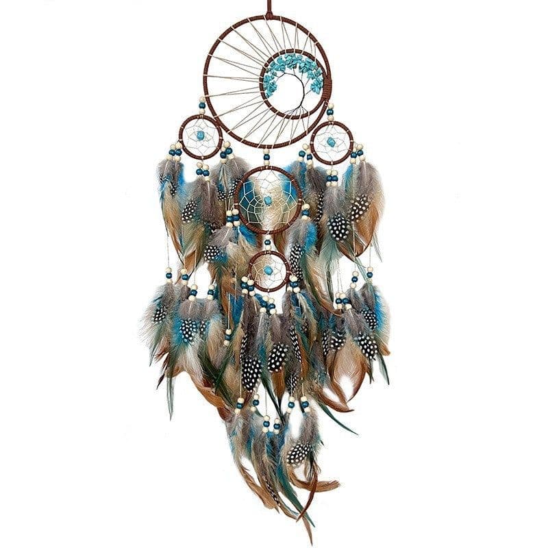 image-High-grade Turquoise Lucky Tree Dreamcatcher Hanging Wind Chimes
