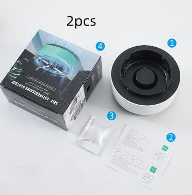 image-Smoke Removal Air Purification Ashtray Anion Purification Practical Automatic Purifier Ashtray Portable Gadgets For Car Ashtray