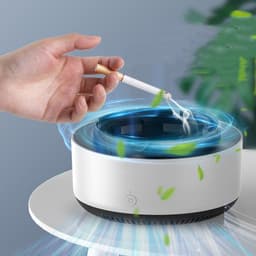 image-Smoke Removal Air Purification Ashtray Anion Purification Practical Automatic Purifier Ashtray Portable Gadgets For Car Ashtray