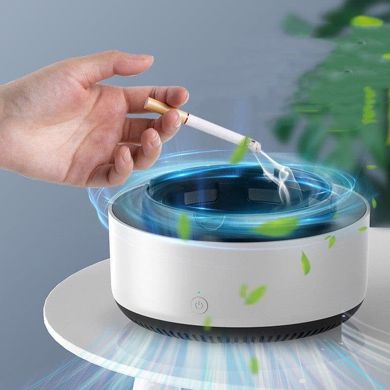 image-Smoke Removal Air Purification Ashtray Anion Purification Practical Automatic Purifier Ashtray Portable Gadgets For Car Ashtray