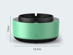 image-Smoke Removal Air Purification Ashtray Anion Purification Practical Automatic Purifier Ashtray Portable Gadgets For Car Ashtray