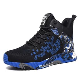 image-Flyknit Breathable Safety Shoes Lightweight Steel Toe Cap Anti-piercing Protective