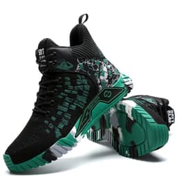 image-Flyknit Breathable Safety Shoes Lightweight Steel Toe Cap Anti-piercing Protective