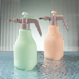 image-Nordic Color Collision Watering Plastic Watering Can Home Gardening