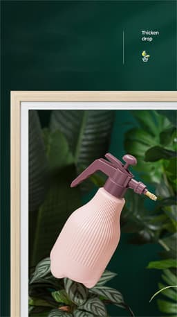 image-Nordic Color Collision Watering Plastic Watering Can Home Gardening