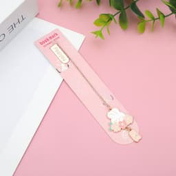 image-Creative Cartoon Metal Pendant Bookmark Journal Decoration Cute Cherry Cat Small Pendant Pendant Student Exquisite Book Holder